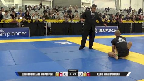 Josuel Moreira Morais vs Luis Felipe Ninja De Moraes Pint 2025 World IBJJF Jiu-Jitsu No-Gi Championship