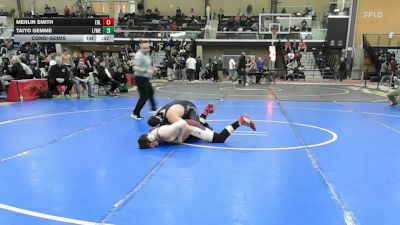 215 lbs Consolation - Merlin Smith, Edward Little vs Taiyo Gemme, Lyme-Old Lyme/WB
