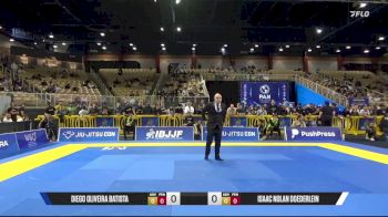 Isaac Nolan Doederlein vs Diego Oliveira Batista 2025 Pan Jiu Jitsu IBJJF Championship