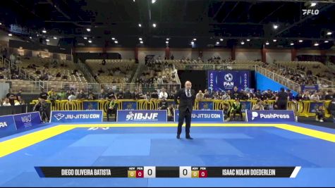 Isaac Nolan Doederlein vs Diego Oliveira Batista 2025 Pan Jiu Jitsu IBJJF Championship