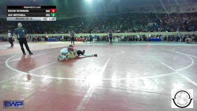 96 lbs Round Of 16 - Dacin Schmadl, Saint's Wrestling Club vs Jax Mitchell, Piedmont