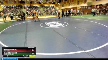 182 lbs Cons. Round 3 - Gabriel Banks, Temecula Valley vs Bryan Romero, J.w. North