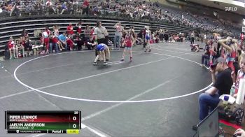 65 lbs Round 3 (6 Team) - Jaelyn Anderson, Nebraska Blue vs Piper Lennick, North Dakota 1