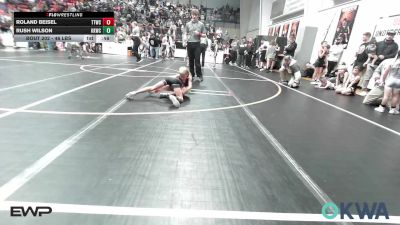 46 lbs Quarterfinal - Roland Beisel, Team Tulsa Wrestling Club vs Rush Wilson, Keystone Kids Wrestling Club