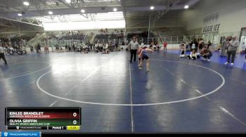 103 lbs Quarterfinal - Olivia Griffin, Reality Sports Wrestling Club vs Kinlee Brandley, Sanderson Wrestling Academy