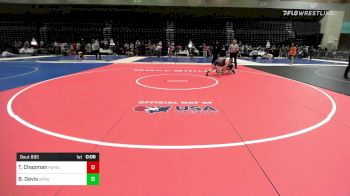 132 lbs Consi Of 32 #2 - Trenton Chapman, Pomona - B vs Bo Davis, Sprague