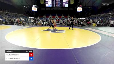 126 lbs Cons 8 #1 - Lucas Kaufman, KS vs Sawyer Hackbarth, OK