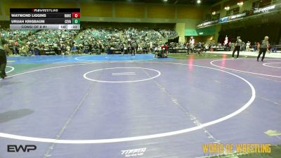 138 lbs Consi Of 8 #1 - Waymond Liggins, Rancho Bernardo Wrestling Club (RBWC) vs Urijah Krigbaum, Central Valley (Ceres)