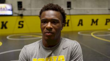 2025 Iowa Wrestling Media Day: Nasir Bailey