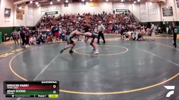 145 lbs Quarterfinal - Spencer Parry, Yorba Linda vs Adam Duong, Upland