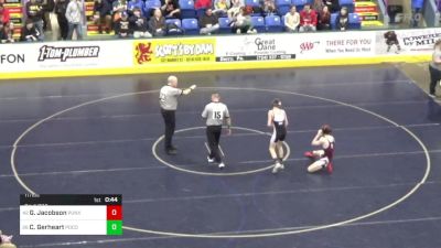 117 lbs Consi Of 16 #1 - Gavin Jacobson, Punxsutawney vs Chris Gerheart, Pocono Mtn East