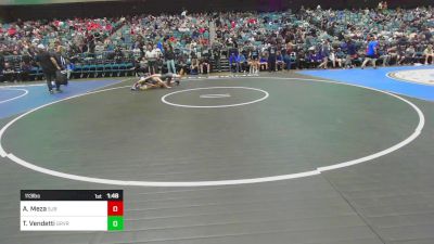 113 lbs Round Of 32 - Aaron Meza, St John Bosco vs Tavin Vendetti, Green River