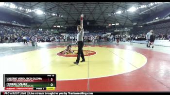 87 lbs Cons. Round 2 - Valerie Verduzco Guzman, Scrap Yard Garage Wrestling vs Phoebe Halsey, Mat Rats Rebooted Wrestling