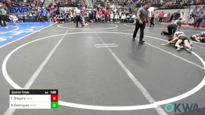 73 lbs Quarterfinal - Tenner Gregory, Prodigy Elite Wrestling vs Romeo Rodriguez, Woodward Youth Wrestling