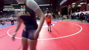 145 lbs Quarterfinal - Karlie Balfanz, Campbell County vs Kallie Bauer, Natrona County