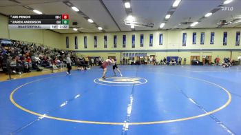 157 lbs Quarterfinal - Joe Penchi, Wisconsin-La Crosse vs Zaren Anderson, Carthage College