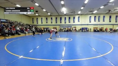 157 lbs Quarterfinal - Joe Penchi, Wisconsin-La Crosse vs Zaren Anderson, Carthage College