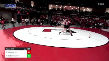 190 lbs Round Of 16 - Gabriella Delamar, Yukon High School Girls vs Aleah Underwood, Edmond North