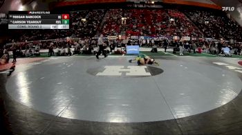 3A 165 lbs Cons. Round 3 - Teegan Babcock, Butte County vs Carson Yearout, Potlatch