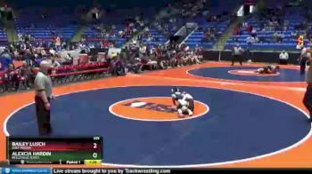 105 lbs Cons. Round 3 - Alexcia Hardin, Belleville (East) vs Bailey Lusch, East Peoria