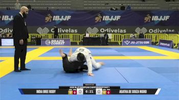 Agatha De Souza Nigro vs India Bree Risby 2026 European Jiu-Jitsu IBJJF Championship