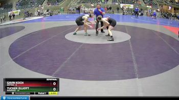 172 lbs Semis (4 Team) - Tucker Elliott, Riverside vs Gavin Koch, Dayton