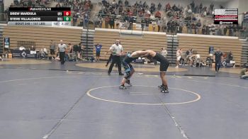 157 lbs Consi Of 16 #2 - Drew Mardula, UPJ - UNATT vs Steve Villalobos, Bellarmine