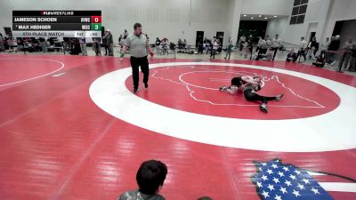 86 lbs 5th Place Match - Max Hediger, Wisconsin vs Jameson Schoen, Holmen Viking Wrestling Club
