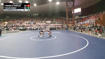 115 lbs Champ. Round 1 - Annabelle Gonzalez, Hoisington HS vs Kaylee Pankey, Tonganoxie HS