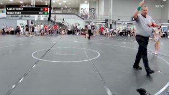 76 lbs Round 1 (4 Team) - Oakley Leese, Upstate Uprising vs Jonah Kiner, Revival Legacy