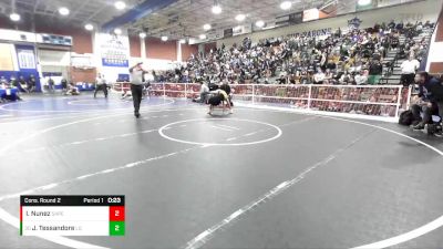 132 lbs Cons. Round 2 - Josiah Tessandore, La Quinta vs Isaiah Nunez, San Pedro