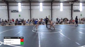 170 lbs Semifinal - Keedin Crockett, Miami Wardogs vs Peyton Bechtold, King Select