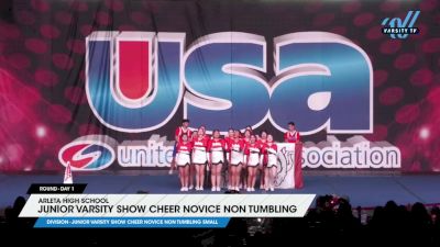 Arleta High School - Junior Varsity Show Cheer Novice Non Tumbling [2025 Junior Varsity Show Cheer Novice Non Tumbling Small Day 1] 2025 USA Spirit Natl's/Collegiate Champs/Jr. Natl's