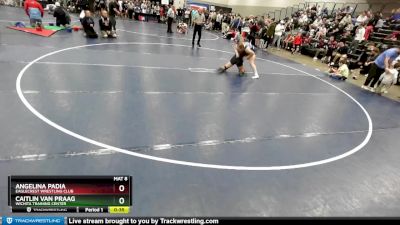 130 lbs Cons. Round 2 - Angelina Padia, Eaglecrest Wrestling Club vs Caitlin Van Praag, Wichita Training Center