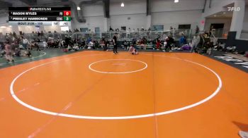 100 lbs 2nd Place Match - Mason Myles, Panhandle RTC vs Presley Hammonds, Southern Style Wrestling Club