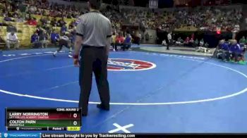 145 lbs Cons. Round 2 - Colton Parn, Brookfield vs Larry Norrington, Lift For Life Academy Charter