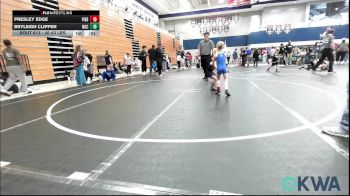 40-43 lbs Rr Rnd 3 - Presley Edge, Piedmont Youth vs Bryleigh Clipper, Norman Grappling Club
