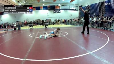 92 lbs Cons. Round 2 - Bryce Howell, Jr Big Orange vs Emmett Snead, Jr Big Orange