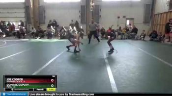 96 lbs Round 2 (4 Team) - Dominic Deputy, POWA vs Joe Cooper, Warhawks Black