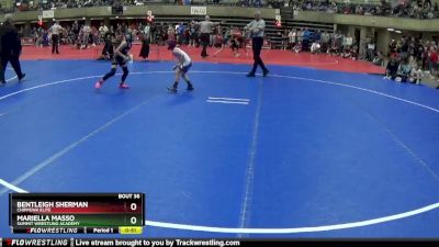 65 lbs Round 2 - Mariella Masso, Summit Wrestling Academy vs Bentleigh Sherman, Chippewa Elite