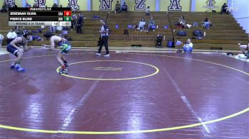 126 lbs Round 3 (4 Team) - Jeremiah Oliva, Crater vs Pierce Blind, Bakersfield