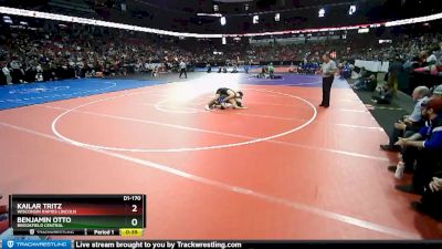 D1-170 lbs Cons. Round 1 - Benjamin Otto, Brookfield Central vs Kailar Tritz, Wisconsin Rapids Lincoln