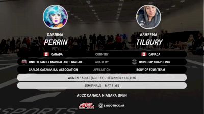 Sabrina Perrin vs Asheena Tilbury 2025 ADCC Niagara Open