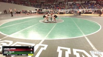 6A-132 lbs Champ. Round 2 - Jacob Larsen, Clackamas vs Cody Telles, Mountainside