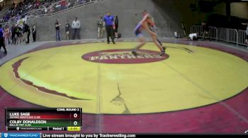 145 lbs Cons. Round 2 - Colby Donaldson, Dallas Mat Club vs Luke Sage, Ascend Wrestling Club