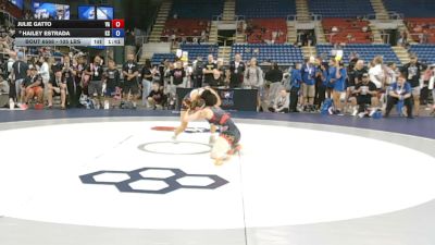 105 lbs Cons. Rd Of 16 - Julie Gatto, Virginia vs Hailey Estrada, Kansas