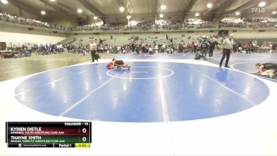 75 lbs Cons. Round 3 - KyRien Dietle, Hannibal Youth Wrestling Club-AAA vs Thayne Smith, Nevada Tiger Pit Wrestling Club-AAA