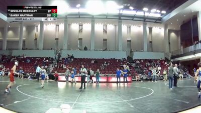 117 lbs Champ. Round 1 - Baker Hartman, Smithfield Youth Wrestling vs Sevalas McCauley, Waynesboro Panthers