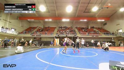 80 lbs Rr Rnd 3 - Karson Gee, Broken Bow Youth Wrestling vs Johnny Crutchfield, Vian Wrestling Club