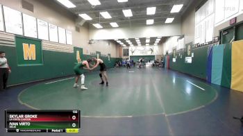 132 lbs Cons. Round 2 - Ivan Virto, Helix vs Skylar Groke, La Costa Canyon